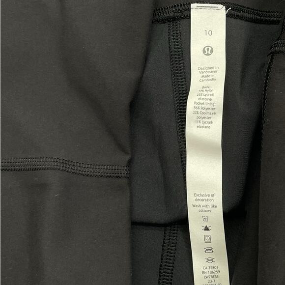 Lululemon Womens Size 10 Wunder Train High Rise Short 6" - Picture 8 of 8